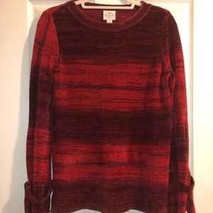 St. John’s Bay red bell sleeved sweater